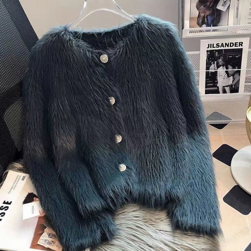Autumn Winter Velvet Coat