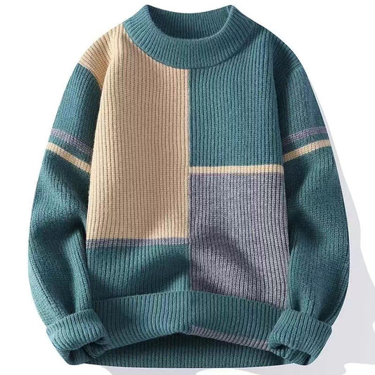 Casual Colorblock Knit
