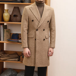 Brown Wool Overcoat