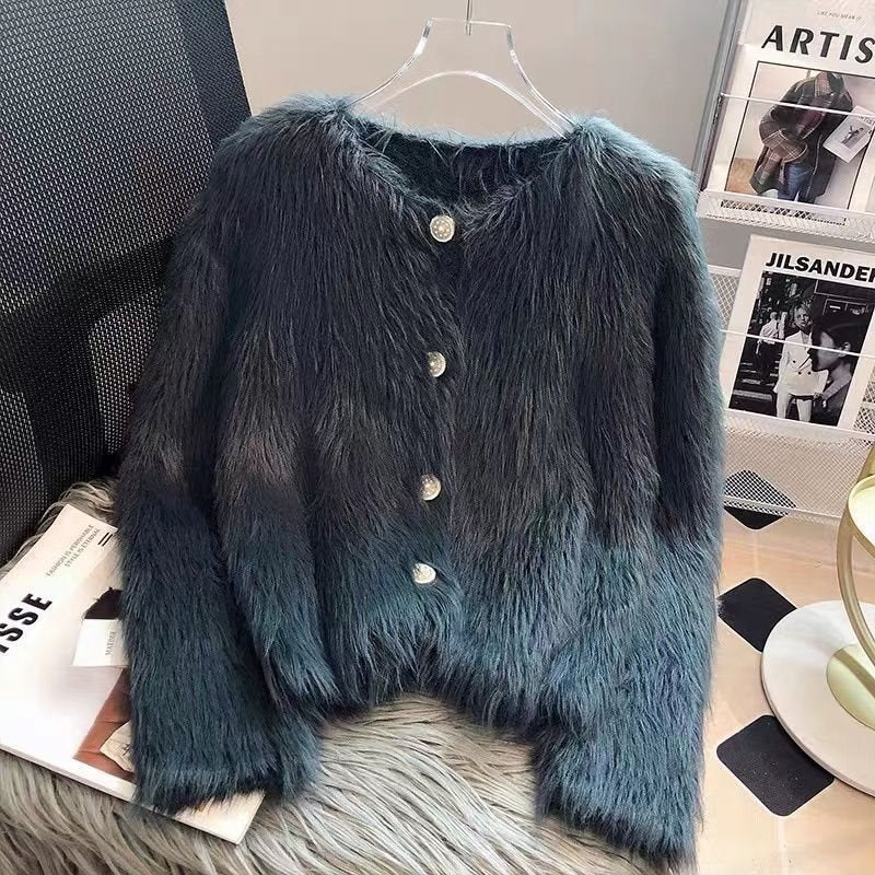 Autumn Winter Velvet Coat