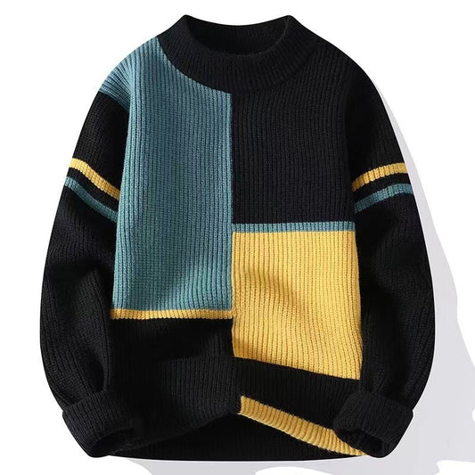 Casual Colorblock Knit