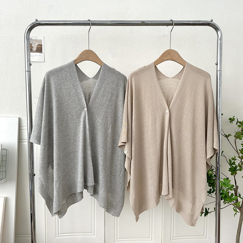 Solid Color Cardigan